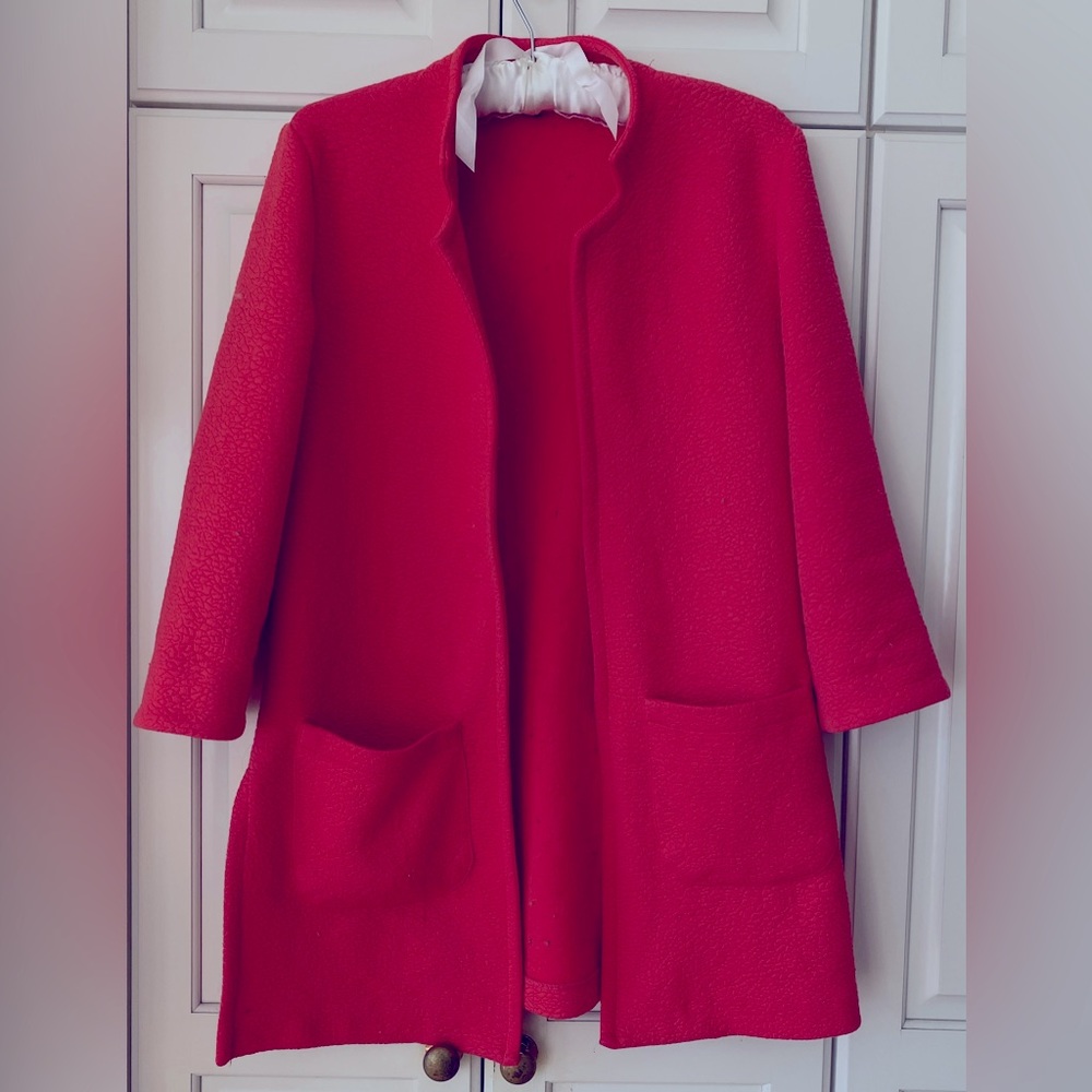 Alex & Olivia Cardigan raspberry red Women's size S